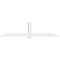 Ekena Millwork Eugene Architectural Grade PVC Gable Bracket, 108"W x 27"H x 4"D x 6"F, 6/12 Pitch GBP108X27X0406EUG00 - alternate 5